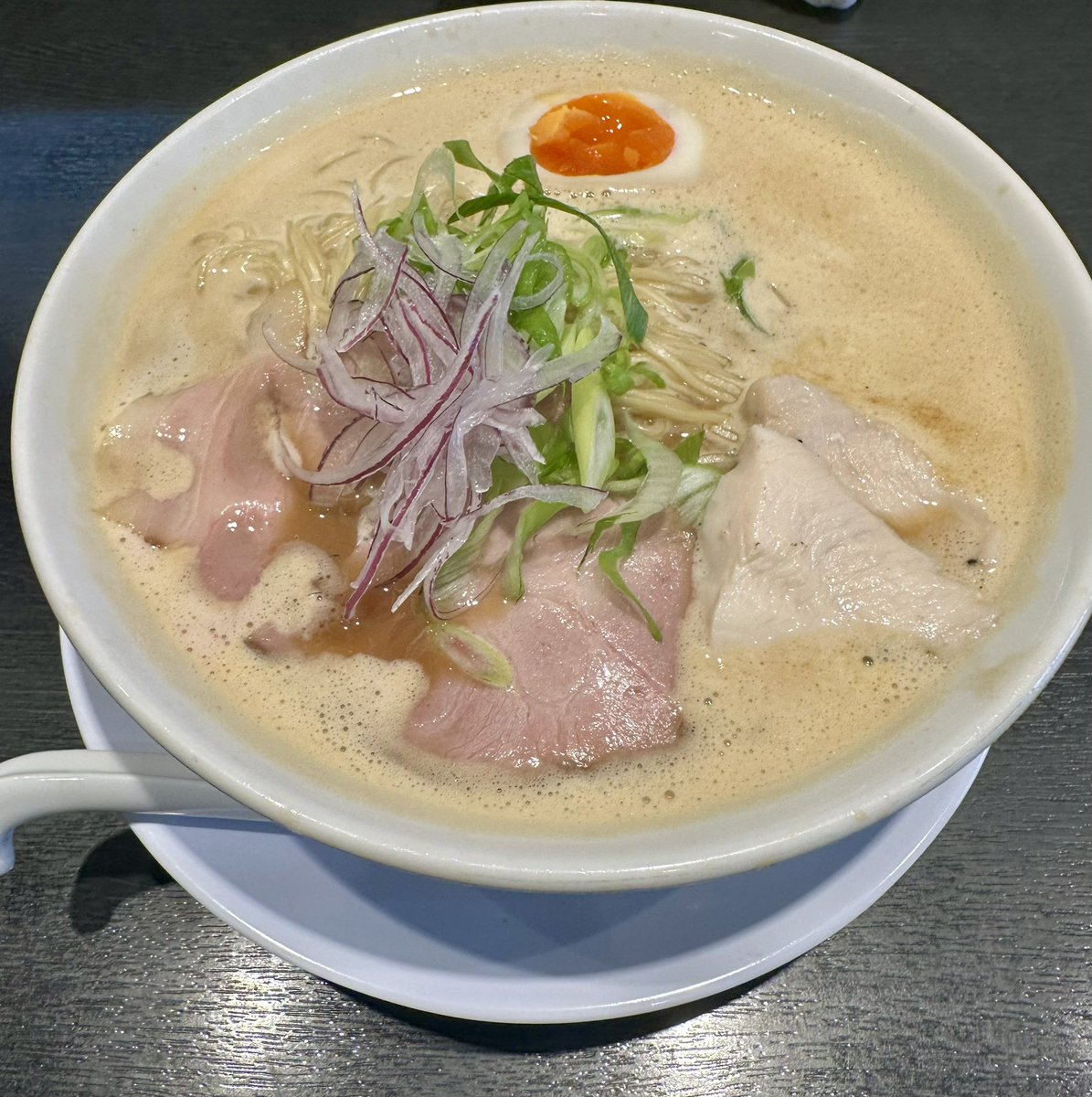 SMDMDISK's tweet photo. 久々に鶏白湯食べたけど美味かった🍜 https://t.co/GS8KfOqNQW