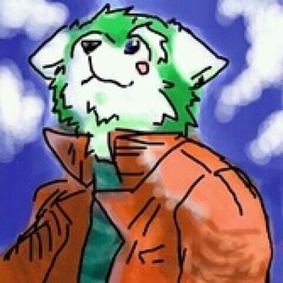 MFKM_WFWF's tweet photo. 16年くらい前に、初恋の人がこのアイコンに色付けてくれて、僕のキャラが緑わんこになったんよなぁ。

夏休みが終わって、またしばらく会えない寂しさで涙を浮かべてるつもりだったけど、ピンク色に染めて、背景は青空で、口元も変えてちょい笑顔にしてくれた優しさ。 https://t.co/n7qG7uPeo4
