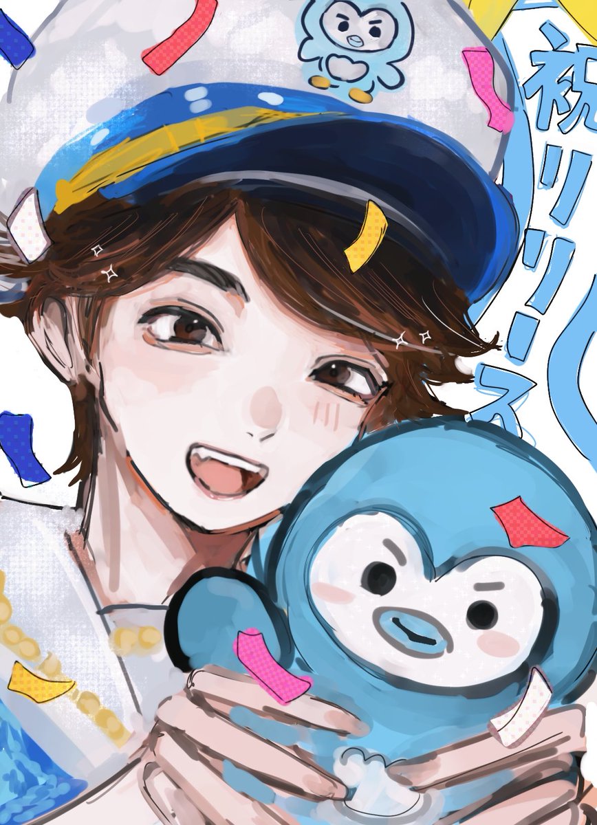 ashitachan_1122's tweet photo. MVめっちゃ可愛かった🐧💙💙
#しおざきわんだーらんど #みるきーずお絵描き部 https://t.co/V9n3YSW332