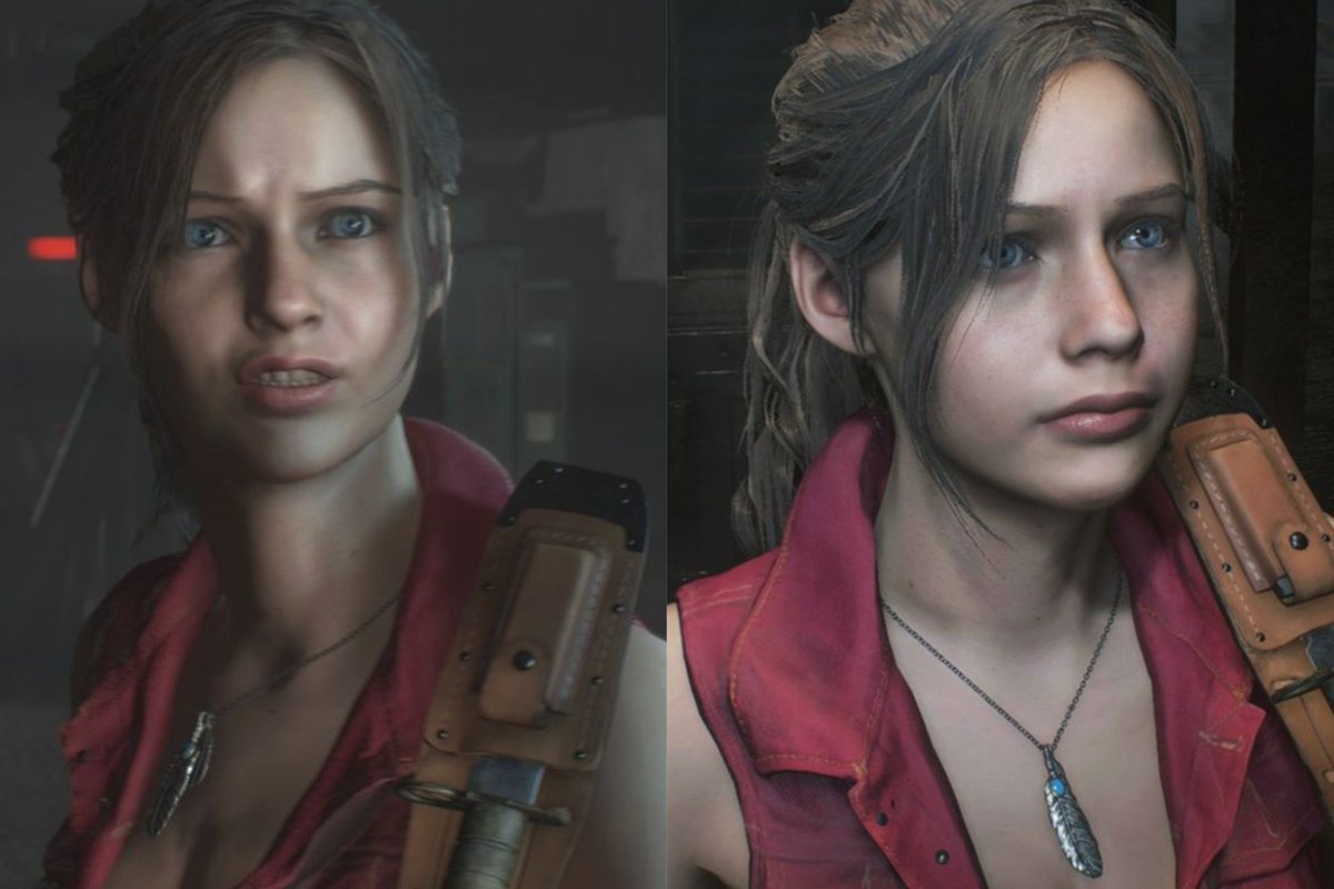 airi_yas's tweet photo. In Veronica, Claire looks thinner than she does in RE2. Not only her hands appear slimmer, but her collarbones are also more prominent

#ClaireRedfield 
#ResidentEvilVeronica 
#REBHFun https://t.co/rzCx1ENuBt