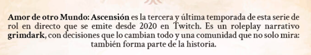 Reah_Ofi's tweet photo. 1.- Descripción de #ADOMA en su Verkami.
2.- Búsqueda rápida de lo que es el grimdark.

Trigger warnings de ADOMA? = Sí
Disfrutadlo, si podéis. Si no, buscad el contenido que os haga disfrutar. Para pasarlo mal de gratis ya está la vida real. 

Cuiden su salud mental ✨ https://t.co/idJBL4rHX7