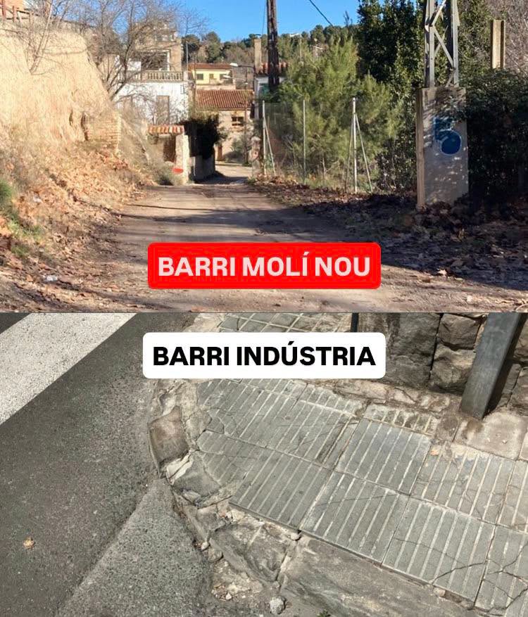 jordicuadras's tweet photo. 📍 On invertiríem aquest milió d’euros malgastat al Rec?

↗️ El barri del Rec necessita una transformació profunda i no maquillatge: renovar la planificació urbanística per a omplir-lo de vida, cosa que Junts porta negant des de fa 16 anys.

Treballem per Igualada. ✅

(3/3) https://t.co/S80ZKJpsnx