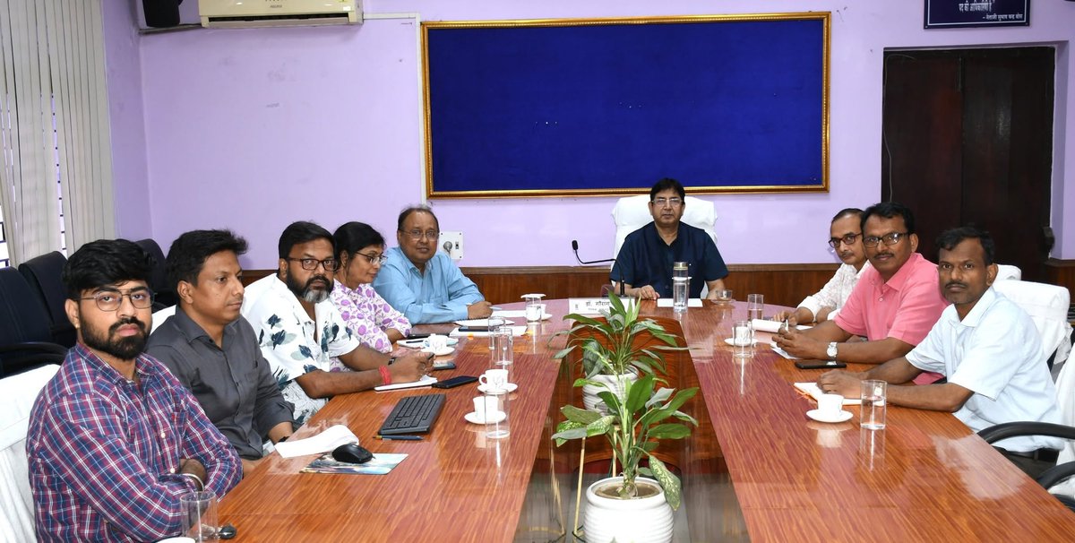 ICAR_CRIJAF's tweet photo. 3rd Monthly Review Meeting of AINPJAF, ICAR-CRIJAF, Barrackpore, Kolkata on 15 June 2026 in hybrid mode (online/offline).
#KhetBachaoAbhiyan #ICAR #CRIJAF #AINPJAF #JuteResearch #ClimateResilientAgriculture #ElNinoPreparedness #WaterConservation #SustainableFarming https://t.co/zL1RnzfIt7