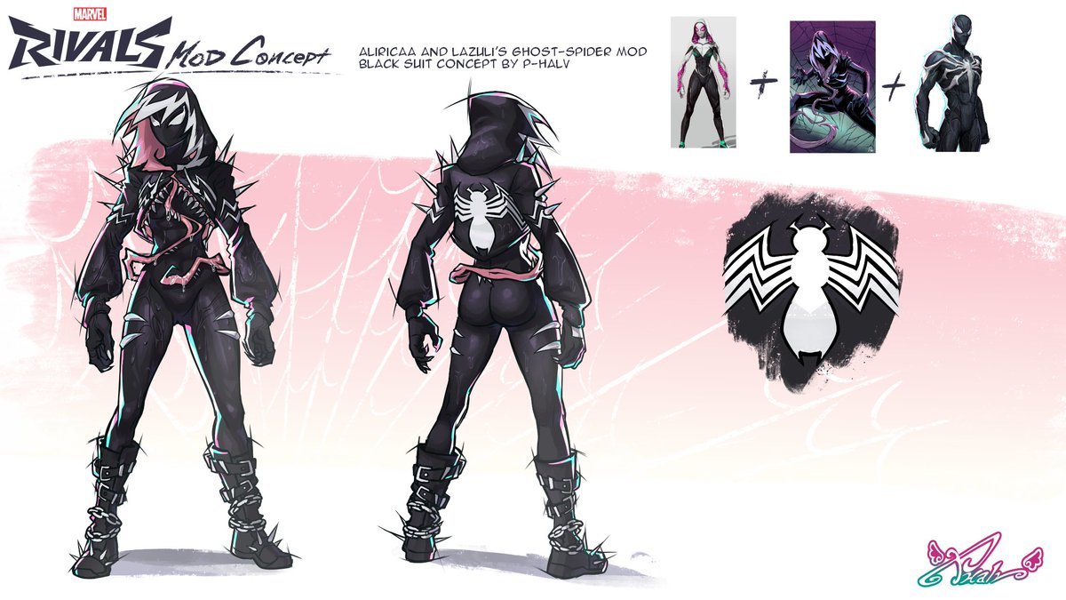 halv_p's tweet photo. Marvel Rivals Spider-Ghost - Gwenom Suit concept
.
Rivals Style Ghost-Spider (Spider-Gwen) mod by Alirica and Lazuli on Nexus https://t.co/KAQR96mj0u
