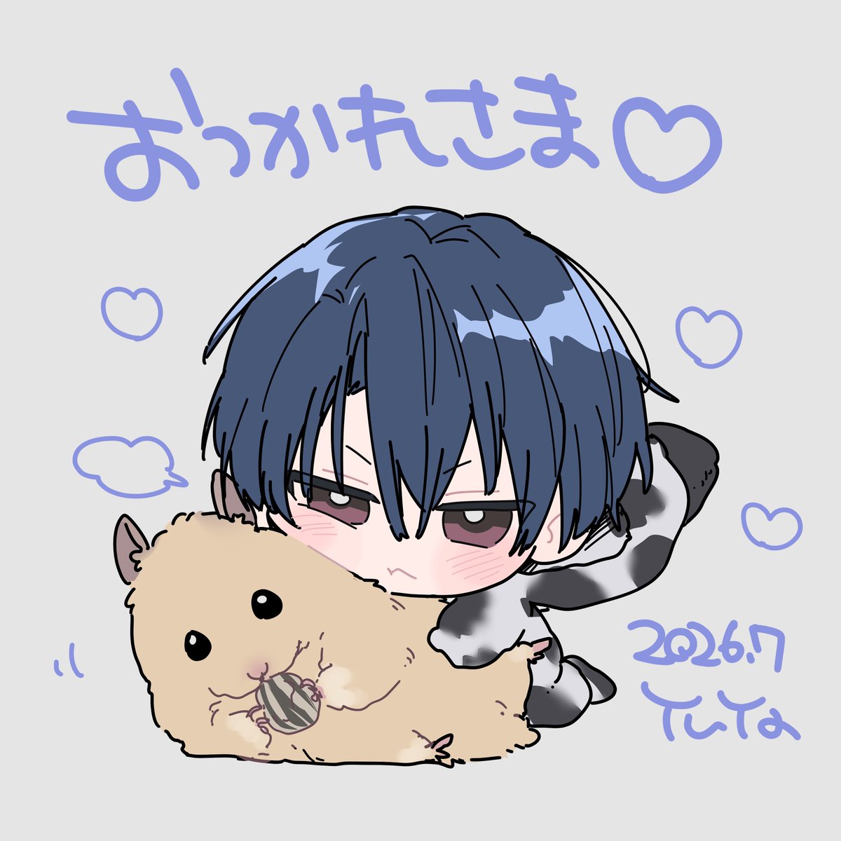 yuyakun_bot_off's tweet photo. 昨日はイベント帰りのフォロワーのアフターに混ざってカラオケオールでまほステ布教されの会行ってきた！
これはみんなの差し入れのお菓子に入れたムルシャイ、フィガファウ、ブラネロ、シノ(とその子んちの🐹)たち✌️ https://t.co/jH0RlDe5yj