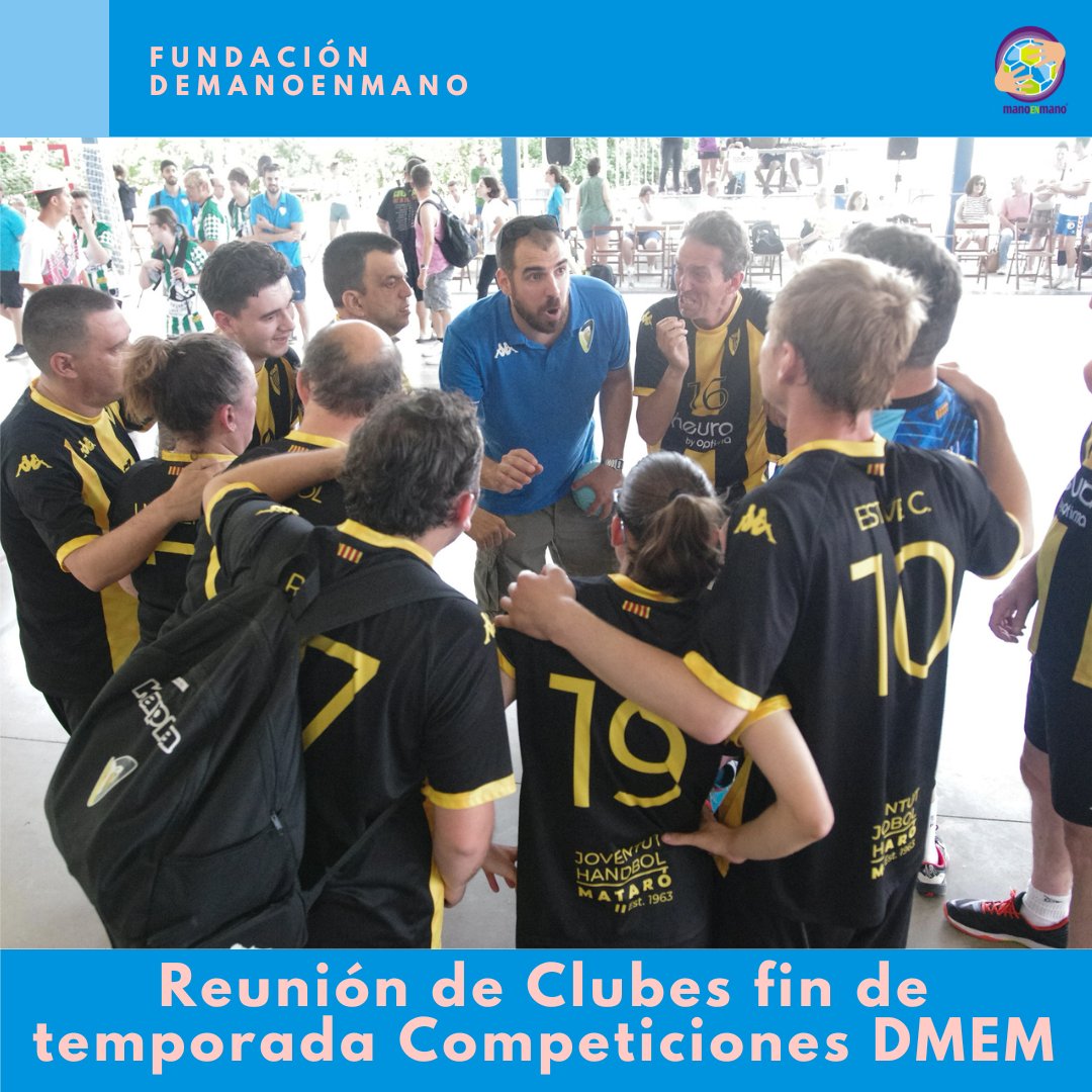 demanoenmanonet's tweet photo. El 17/06 tuvimos la reunión de cierre de #temporada de #clubes participantes en nuestras #competiciones. Gracias por sumar vuestro esfuerzo cada día. #CapacitadxsDMEM @CHSantLlorenc @CHCardedeu @BMGranollers @cjhmataro @HLesFranqueses @oargracia @CHSantAndreu @Juv25 @CHCerdanyola https://t.co/d4KPibb91N