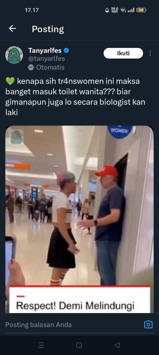 koootoshidayo's tweet photo. Jangan pernah malu menjadi transpuan, transpria, enby, apapun itu. Malulah ketika nyawak kegocek AI buatan rightard mamarika awowkwokwowkwo https://t.co/3ipfXJA8iK