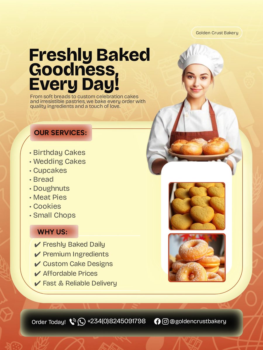 DesignbyAlin's tweet photo. Day 4/31 – Baking Brand 🧁

Every brand has a story. My job is to help tell it visually.

Here's today's design challenge entry.

#31DaysDesignChallenge #GraphicDesign #BrandIdentity https://t.co/kfr3Ut1xsc