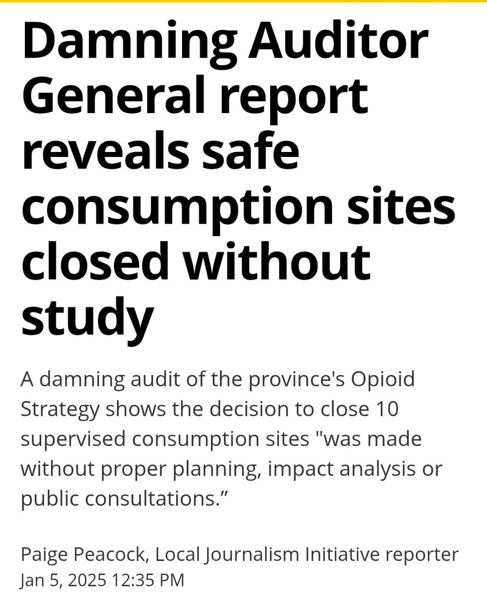 Freire1Pb's tweet photo. The repulsive Sylvia Jones stated, "people aren't going to die," after a damning audit found Ford gov Opioid Strategy showed the decision to close 10 supervised consumption sites "was made without proper planning, impact analysis or public consultations.” 
https://t.co/PAsZFm025O https://t.co/m9YqpLCed1