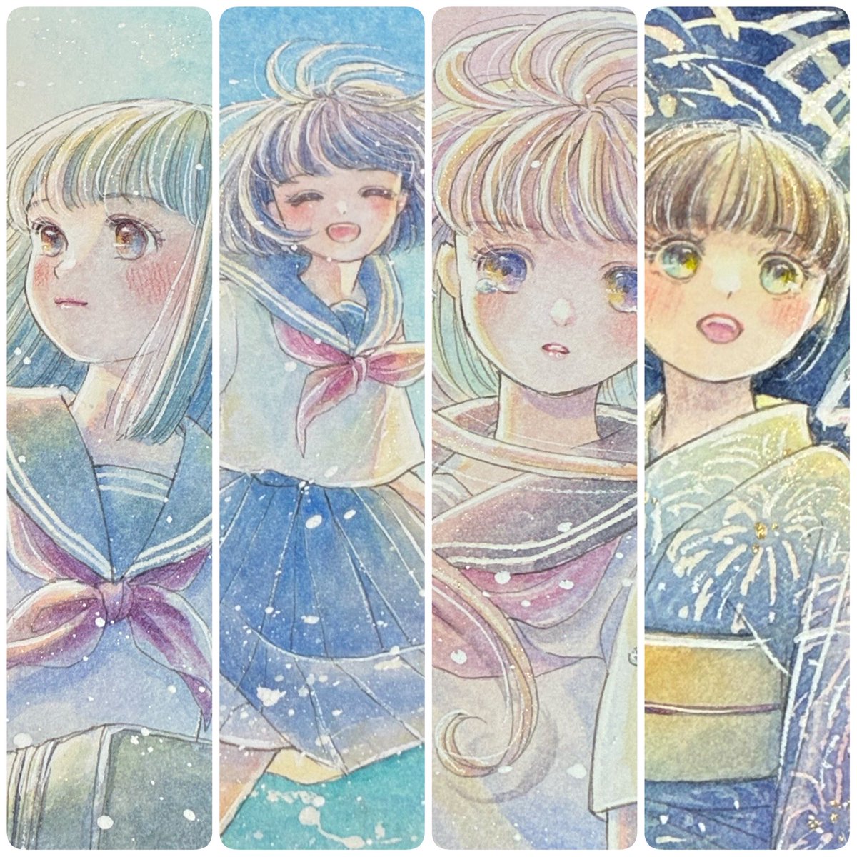 keithdiamond_jp's tweet photo. #Color_circle
とりあえず4枚完成🎊
久しぶりにセーラー服描きました https://t.co/3xn6V2nupJ