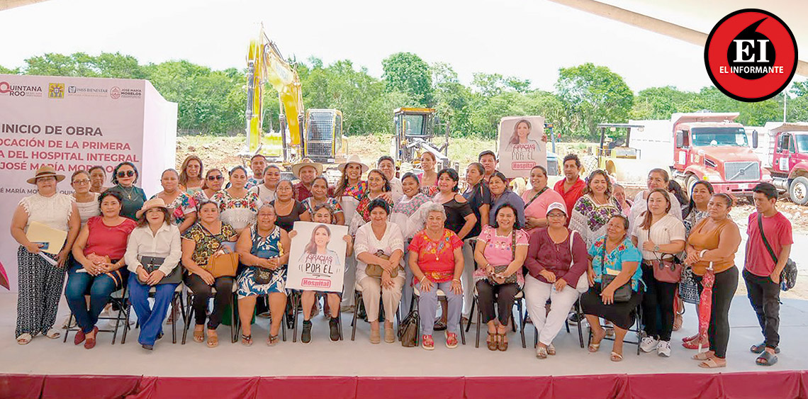 ElInformanteMX's tweet photo. Anuncia @MaraLezama nuevo #hospital #IMSSBienestar en #JoséMaríaMorelos
Con una #inversión superior a 85 #MillonesDePesos, se colocó la #PrimeraPiedra de una obra que sustituirá al hospital en funciones desde 1970.
Tags: @GobQuintanaRoo @IMSS_Bienestar
https://t.co/jADSSobh7K https://t.co/uQQLnAFgxB
