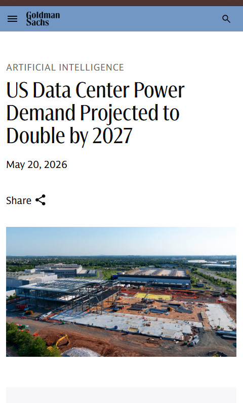FSantellan88579's tweet photo. AI power demand is going vertical, and copper is the toll booth

Goldman sees US data center power demand jumping from 31 GW in 2025 to 41 GW in 2026, then 66 GW in 2027. That’s more than double in two years. Peak summer demand share goes from 4.1% to 8.5%

That kind of grid stress needs wires, substations, transmission, cooling systems, power equipment - basically copper everywhere

This is why $NRED / $NREDF makes sense inside the AI trade for me. Wilmac gives NovaRed 16,078 hectares of BC copper-gold exposure, roughly 10 km west of Copper Mountain, with MetalCore AI helping sharpen targets from 57 years of data

Just noise, filter it

$BMNR $BE $NVDA