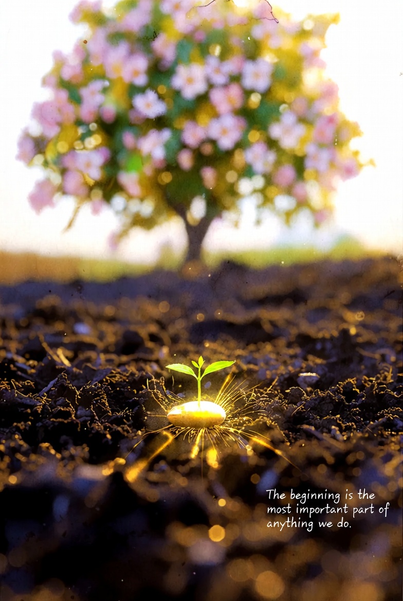 PositiveV247's tweet photo. The beginning is the most important part of anything we do.
The first step decides the direction of the entire journey,
and the first seed sown determines the size of the harvest.
#GoodStart #BeginWell #FoundationMatters https://t.co/hpNdypGW0O