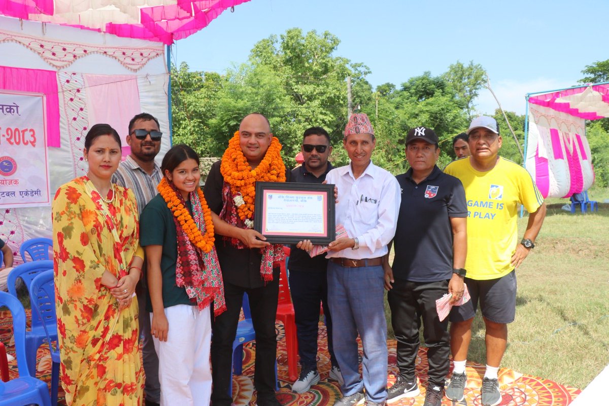 biplav's tweet photo. Visited football programs in Western Nepal, a region that was long considered an afterthought in football talent and participation.

Training centres such as Birbal and Lumbini  Football Academy are doing great work in developing football in the area. https://t.co/LQsbetn64R