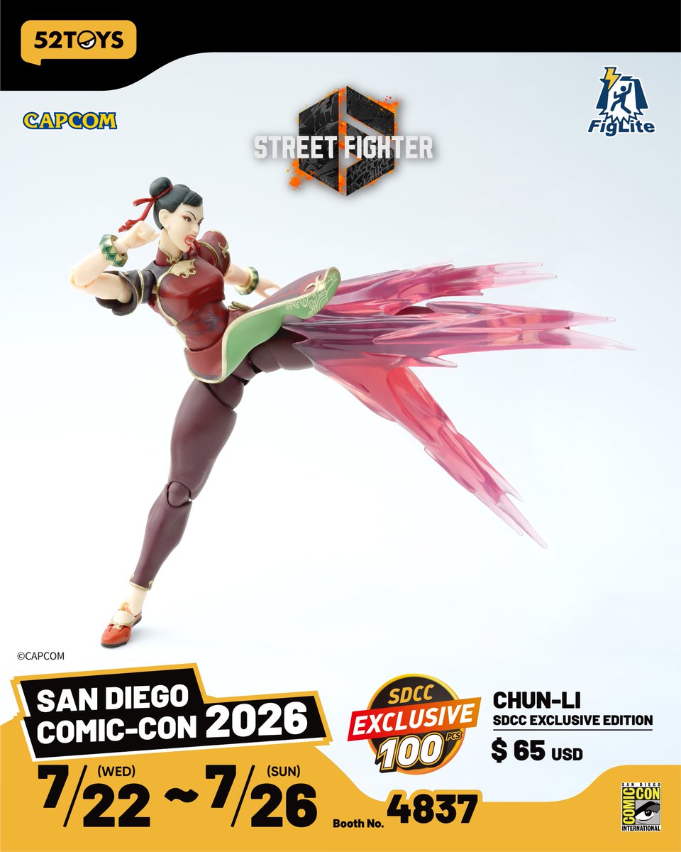 Two legends. One booth. Zero mercy. FigLite Street Fighter — SDCC