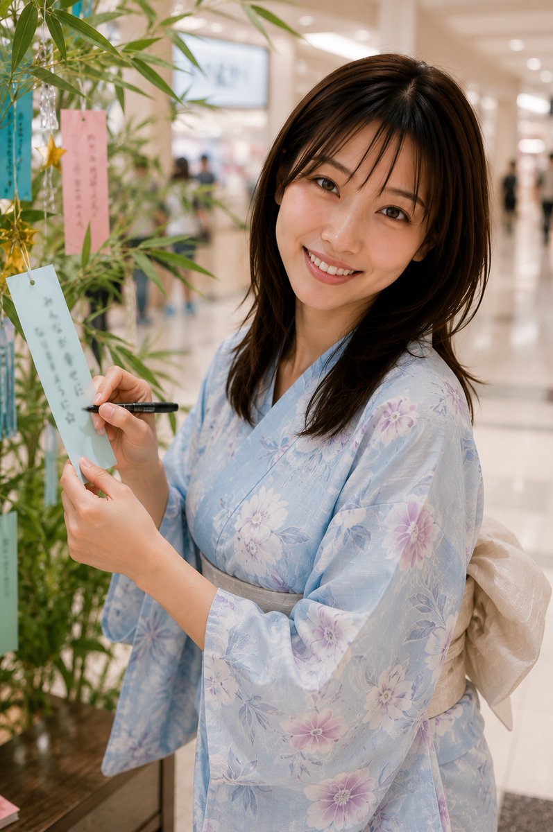 nana_mana00's tweet photo. みんなが幸せになりますように🎋✨❤️

Tomorrow is Tanabata, Japan's Star Festival. 🎋✨
According to a Japanese legend, it's the one special day each year when the lovers Orihime and Hikoboshi can finally meet across the Milky Way. 🌌💙
On this day, we write our wishes on colorful paper strips called tanzaku and hang them on bamboo branches, hoping our dreams will come true.
I hope all your wishes come true... and may Orihime and Hikoboshi meet under the stars tonight. 😊✨
