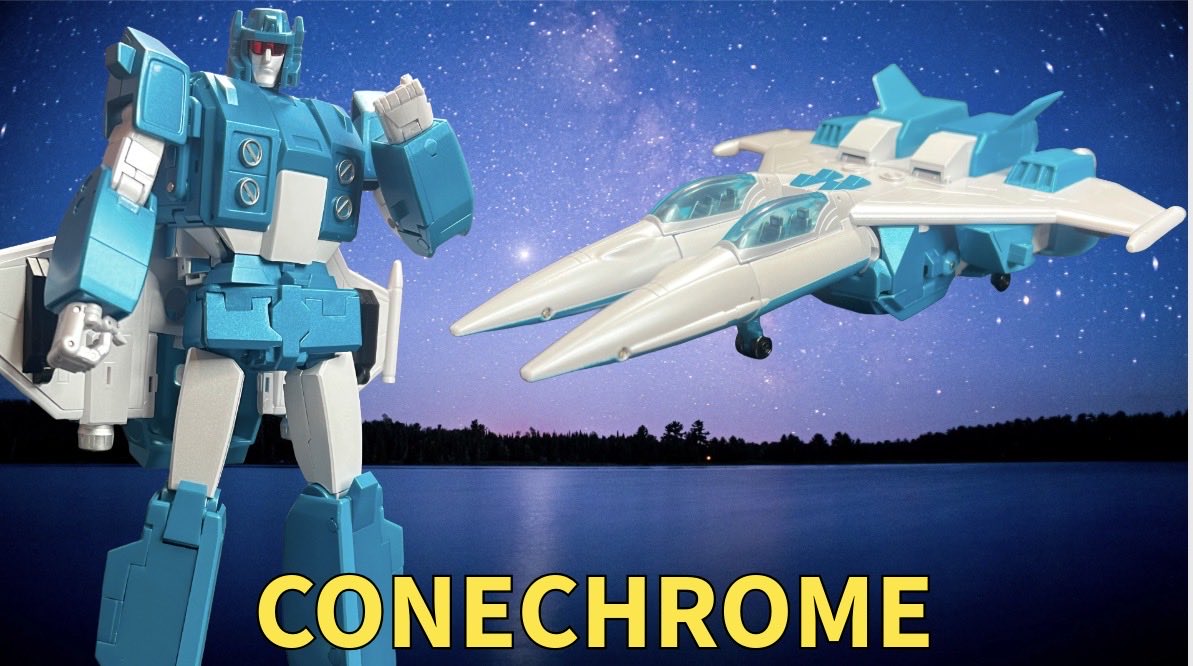 BobbySkullface's tweet photo. #xtransbots g1 toy deco of ConeChrome target master #sluglinger review now available on patreon. #transformers #3rdparty LINK IN THE BIO!!! https://t.co/DNbt4kHOCd https://t.co/S8ZN2DvfpE