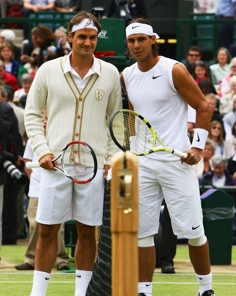 tntsports's tweet photo. 18 years ago, Rafael Nadal and Roger Federer played one of the greatest tennis matches in history 💫 https://t.co/0PrcEcSPGU