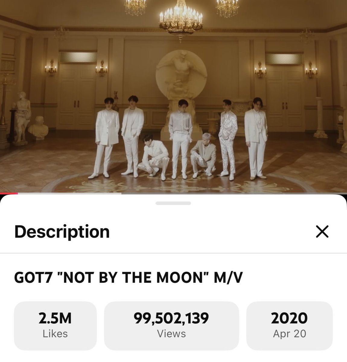 OT7Ahga's tweet photo. YouTube MV Views Update 📈
🎞✨Road to 100M✨

NBTM 🌙
📌 260706: 99,502,139 views
🔗 https://t.co/yPKgif1Kbx

Look 👁️
📌 260706: 98,225,295 views
🔗 https://t.co/R97vUwWuYU

@GOT7Official #GOT7 #갓세븐 🍓 https://t.co/Uy8Fs0CYBl