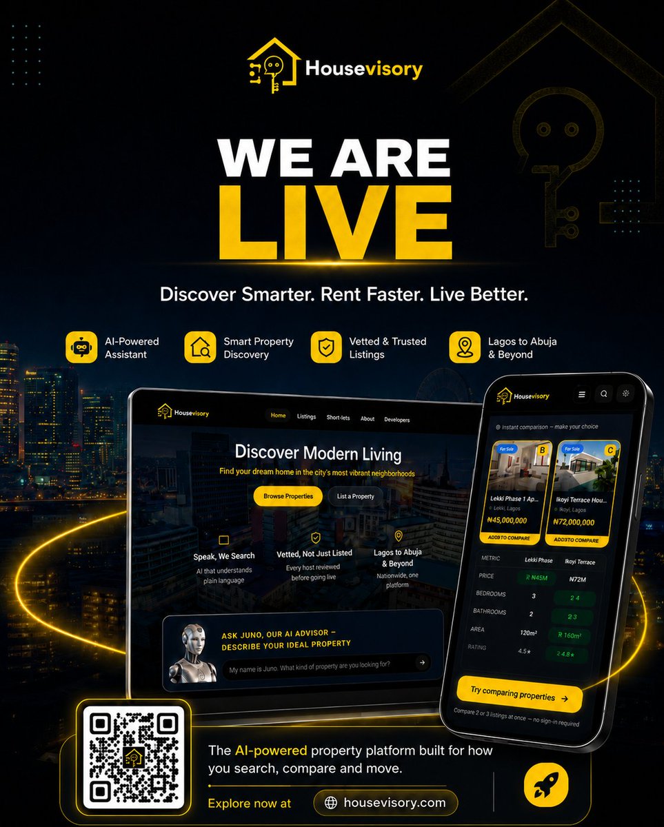 housevisory's tweet photo. Finding a home should not be stressful.

The time is now...because property search should not feel like guesswork. It should be simple, transparent, intelligent, and fast.

The future of renting starts now.

Discover Smarter. Rent Faster. Live Better.

https://t.co/Y8TIsieesy https://t.co/8y7pJijJjc