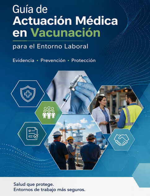 SEIMC_'s tweet photo. Guía de "Actuación médica en vacunación para el entorno laboral", disponible a través del enlace: 
https://t.co/iNtb037mh3 https://t.co/z7shnHGF0J
