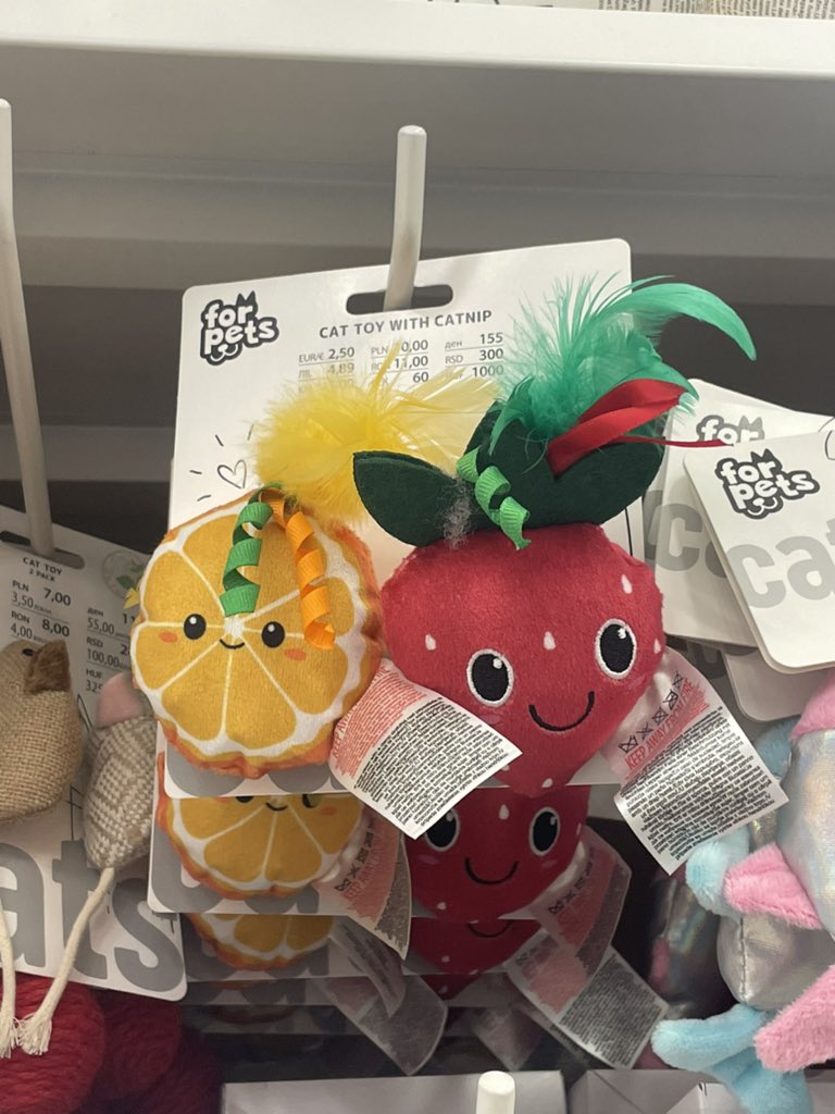 wijudeear's tweet photo. damn theyre together even as a cat toy https://t.co/hEG5AI2ZMz