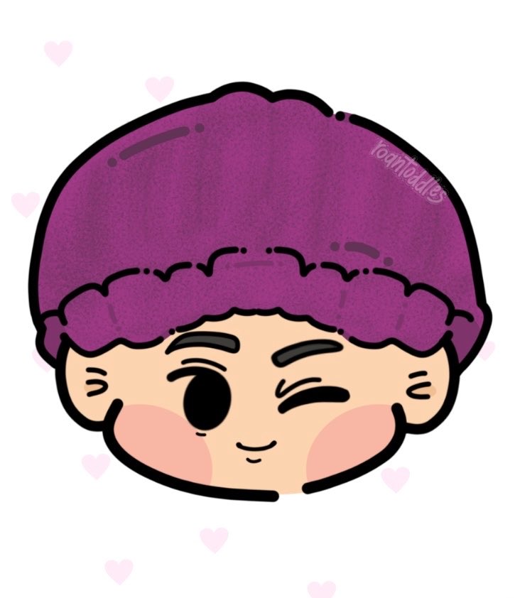 peek8chwe's tweet photo. v8 in their iconic beanies 🥹 they’re the cutest 🩷🧡

🤔 button pins?

artwork by @_pagpaparaya https://t.co/PKYCJPxPqG