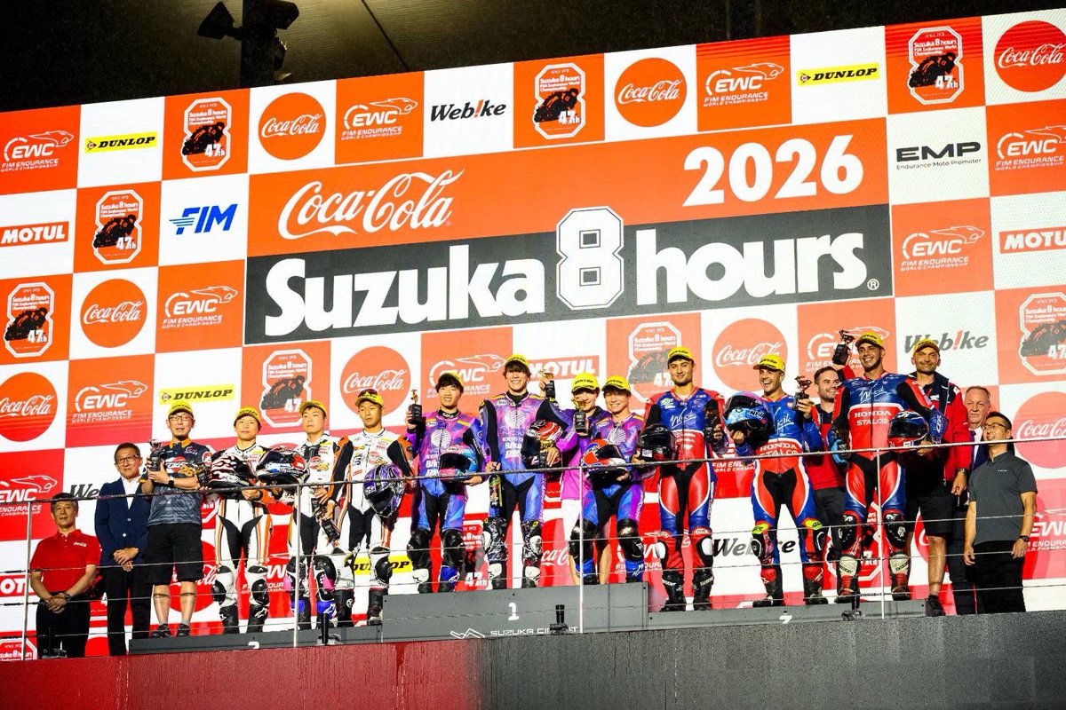 YU__TA__64's tweet photo. 鈴鹿8耐やっと勝ちました🏆

今まで悔しい思いばかりの鈴鹿8耐でしたが、やっとSSTで勝つことができました🥇
最高のチームで、最高の結果を掴めてとても嬉しいです。

雨の中たくさんの応援ありがとうございました‼️

今回の経験を活かして、成長していけるようこれからも頑張ります🔥 https://t.co/kPUfMCGjuW