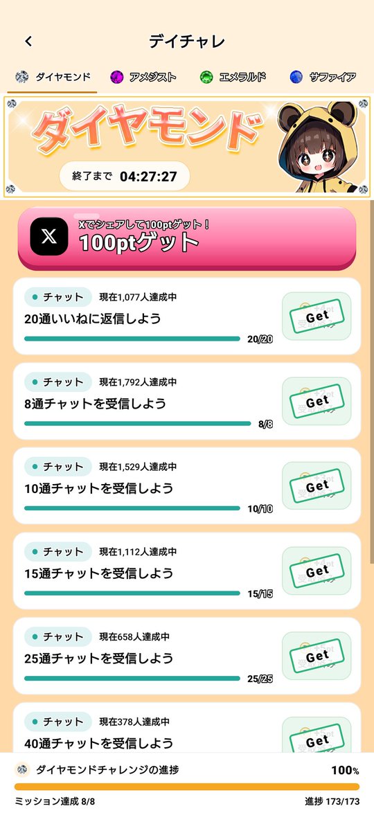 BinaryKao's tweet photo. デイチャレ達成🎉
スマホひとつで簡単に！
DLはこちらから
https://t.co/xpifmkuepi

紹介ID: 6a27035e
#Fuwari #ふわり #メルレ https://t.co/4eTR5sXgfO