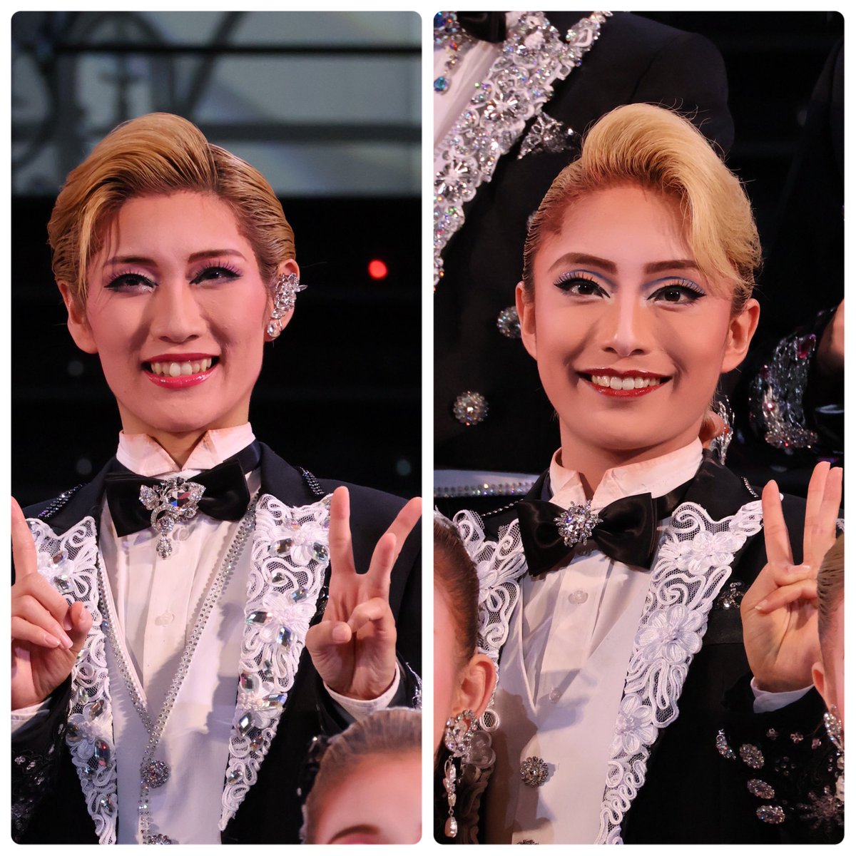 ayuluvso's tweet photo. 2026.7.4〜7.5
ハウステンボス歌劇団13周年記念公演✨

2日間観に行き、改めて４人が好きだなと思う時間でした💕

黒燕尾の写真は、湊くん・都月くんアップ目に✨

昨日は、４人とも撮れた‼️

#ハウステンボス
#ハウステンボス歌劇団
#一颯湊
#都月雅
#七星アリス
#姫綺乃愛 https://t.co/SCZtgITYi5