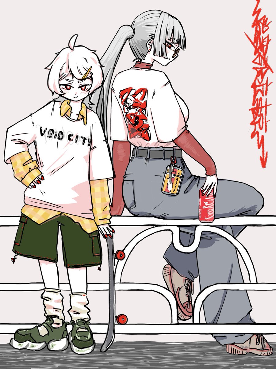 void__city's tweet photo. 今年のTシャツは昼の街に似合うデザインです
重ね着できるルーズさ（つまりボディがクソデカい）ので、いろいろ着こなしてみてね https://t.co/oKtlpvPiU0