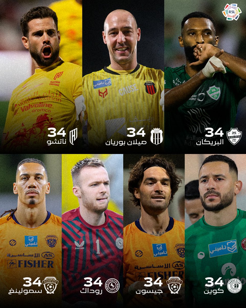 إحصائيات دوري روشن tweet media