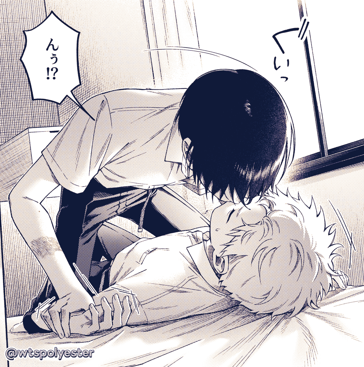 wtspolyester's tweet photo. ひたすらキスだけ描いてる https://t.co/mzCykbpMKv