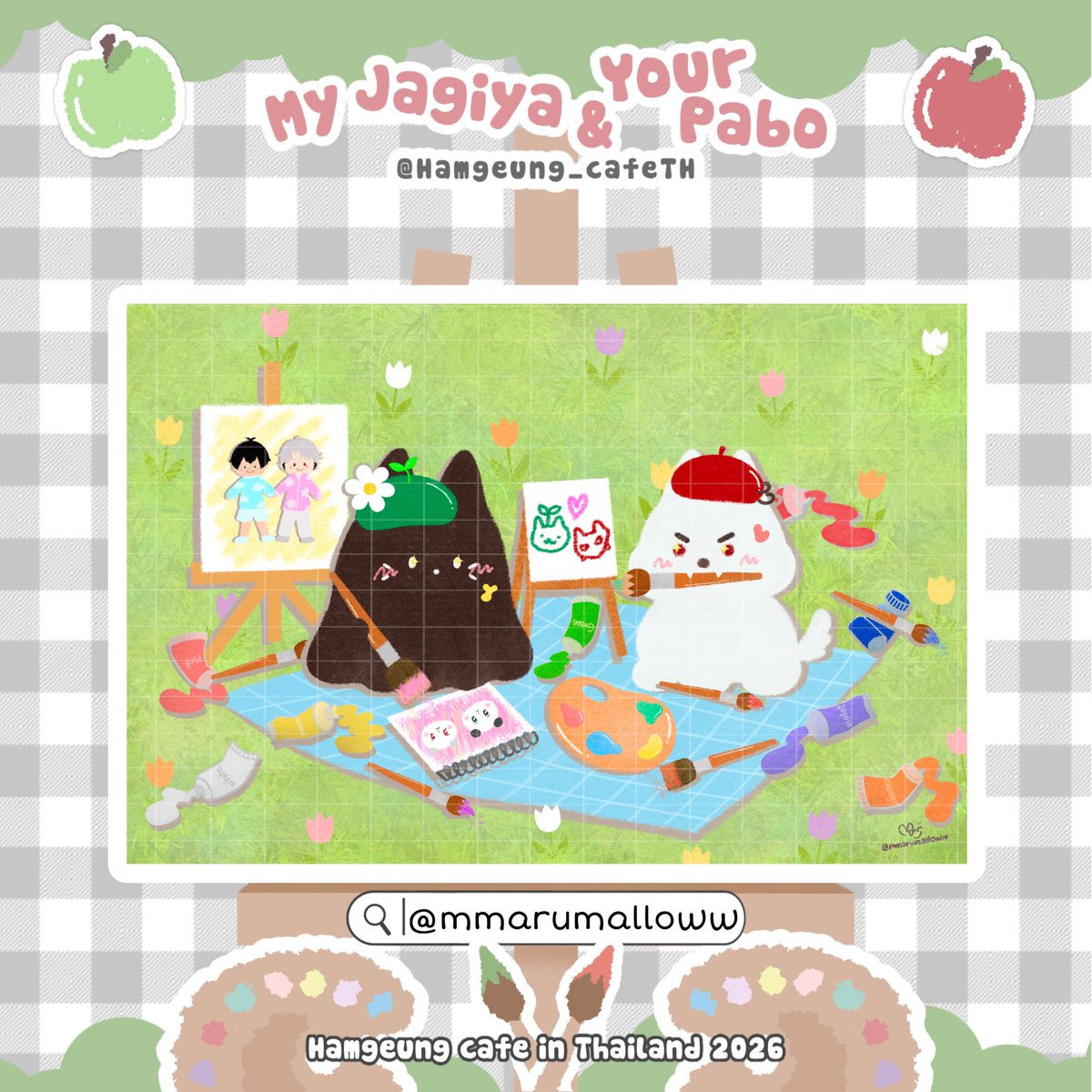 Hamgeung_cafeTH's tweet photo. ⊹₊⟡⋆🎨𝑀𝓎 𝒥𝒶𝑔𝒾𝓎𝒶 &amp; 𝒴𝑜𝓊𝓇 𝒫𝒶𝒷𝑜🖌️⋆⟡₊⊹

Illustration by ˚.⋆꒰১ @mmarumalloww ໒꒱⋆.˚

Dear artist, thank you so much for taking the time to collaborate with us, brightening up our event, and making this date so special.

#ColorofHamgeung https://t.co/U7XTiAXMfr