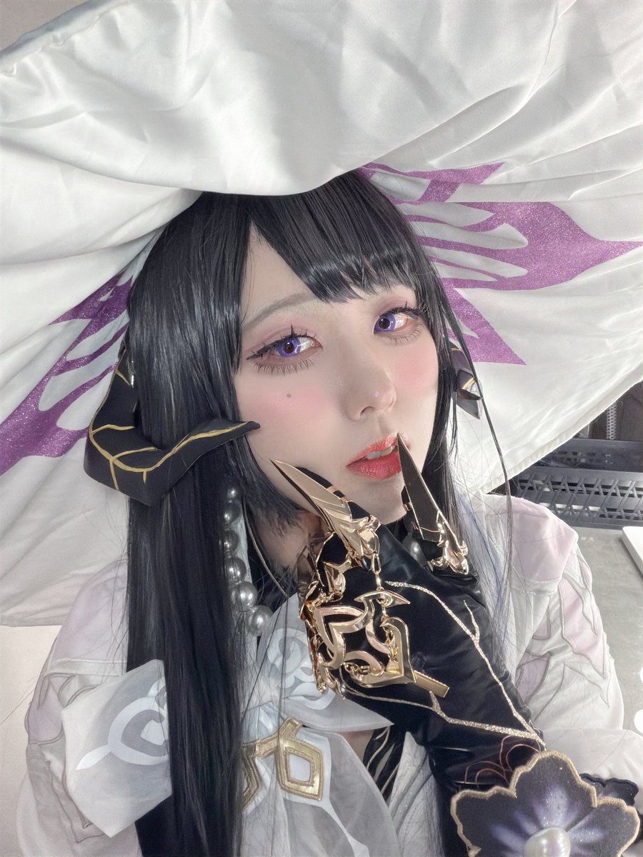 GYAM_cosplay's tweet photo. 촬영 재밌게 다녀왔어용~💜 https://t.co/JZrxB8dKBI