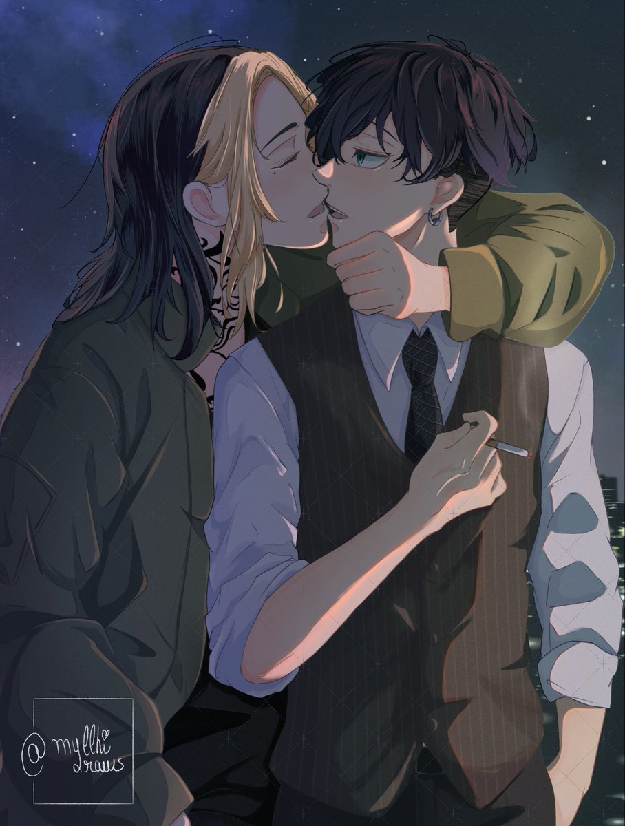 Myllhidraws's tweet photo. #ひらいて赤ブー 
東💛リ🩵ン💛ジャ🩵ズ
羽🐯一🐯×松❄️千❄️

とらふゆプチ『TriumphY』がこれからも続きますように💛🩵
たくさんの応援RPをよろしくお願いします🥹🫶🏻 https://t.co/56le35ZzKY