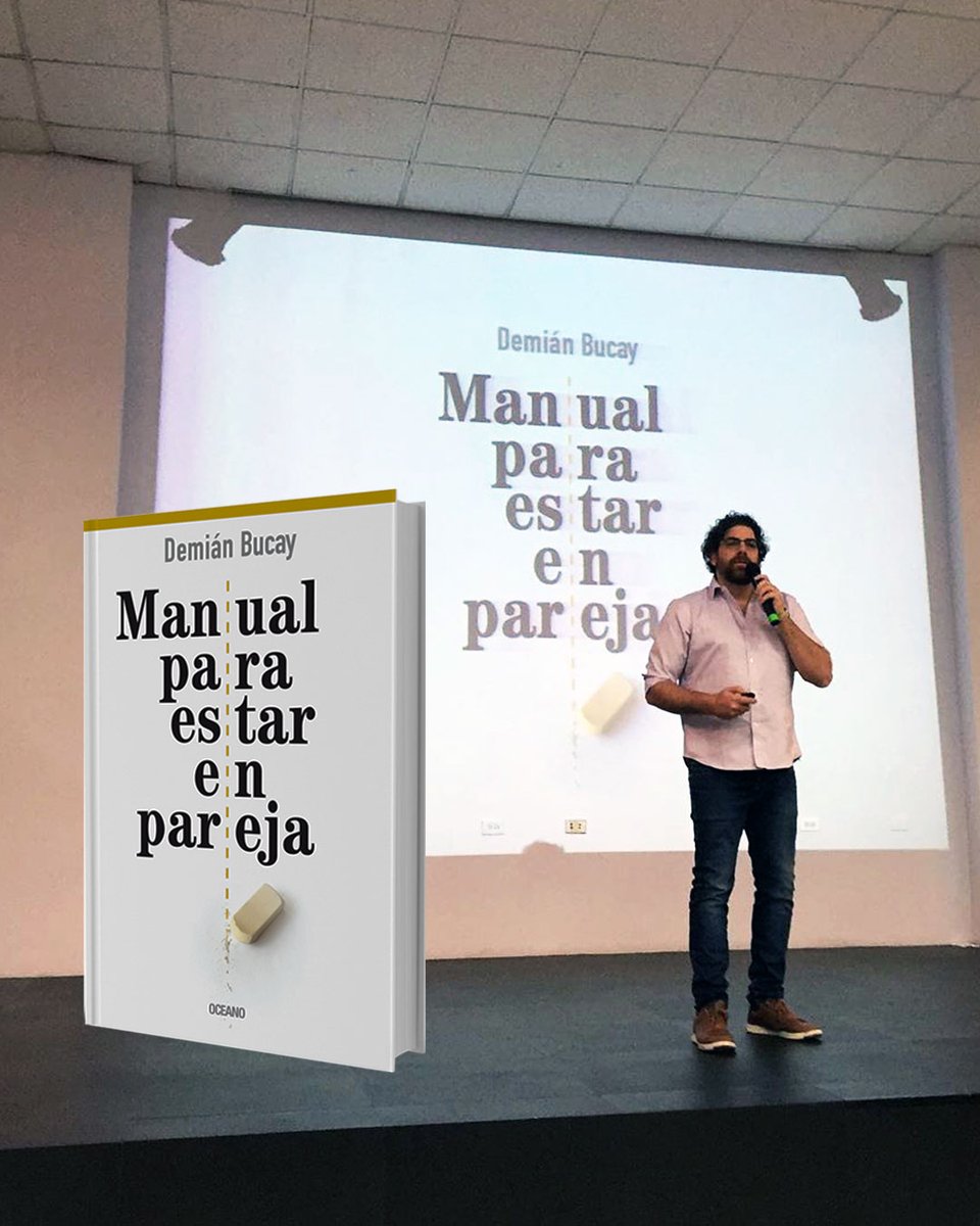 BucayDemian's tweet photo. 🔸 Demián Bucay  - Manual para estar en pareja 🔸 

Ediciones para Mexico y España. 

📧 demian.bucay@gmail.com
🌐 https://t.co/0YFLMQU7qV
🎥 YouTube: Canal Bucay Oficial

#terapia #libros #relaciones #bucay https://t.co/UnVGV1J7hv