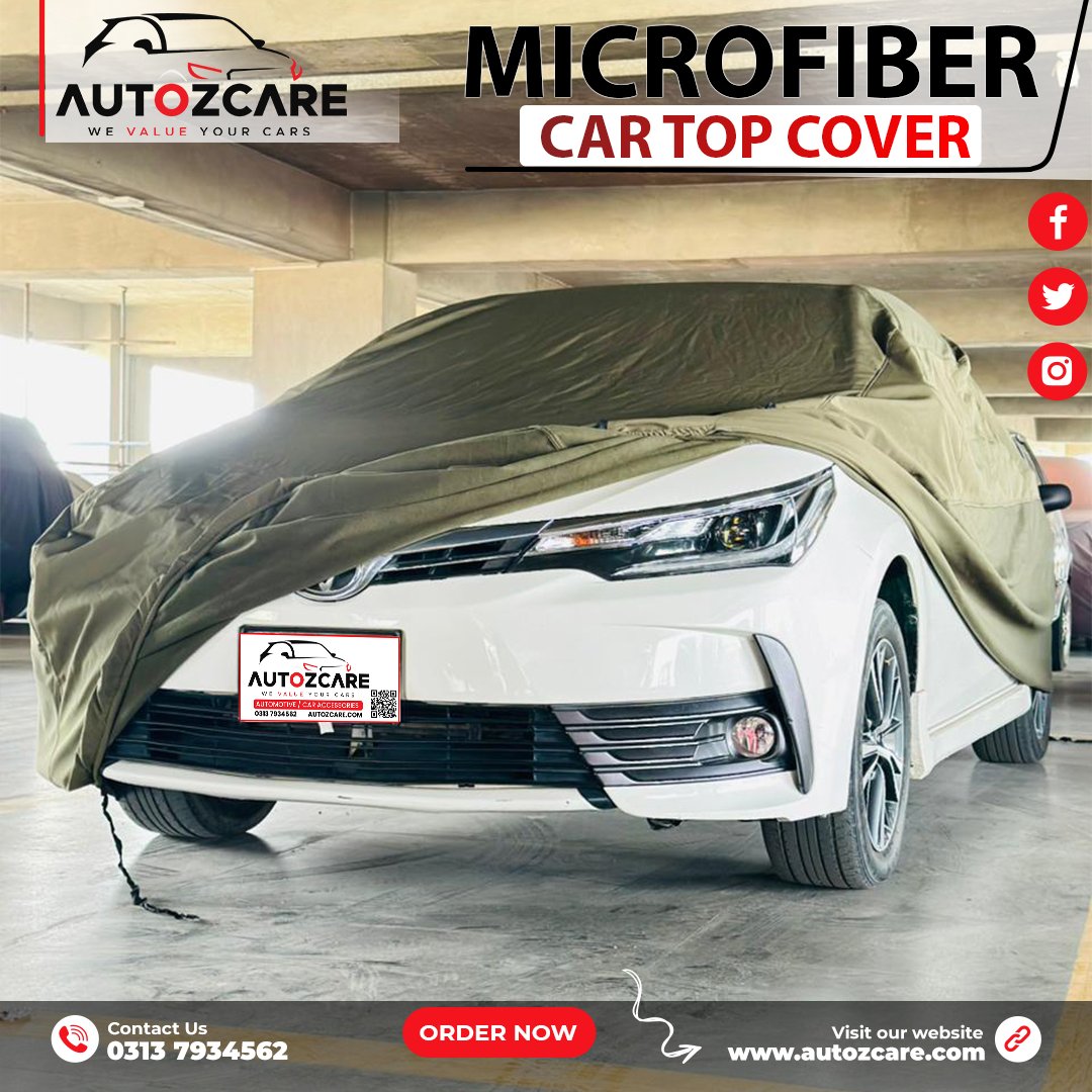 autozcare's tweet photo. 𝐏𝐚𝐤𝐢𝐬𝐭𝐚𝐧 𝐍𝐨.𝟏 𝐇𝐢𝐠𝐡 𝐐𝐮𝐚𝐥𝐢𝐭𝐲 𝐌𝐢𝐜𝐫𝐨𝐟𝐢𝐛𝐞𝐫 𝐓𝐨𝐩 𝐂𝐨𝐯𝐞𝐫 𝐢𝐧 𝐑𝐞𝐩𝐞𝐥𝐥𝐞𝐧𝐭 𝐐𝐮𝐚𝐥𝐢𝐭𝐲 | 𝐅𝐨𝐫 𝐓𝐨𝐲𝐨𝐭𝐚 𝐂𝐨𝐫𝐨𝐥𝐥𝐚 𝟐𝟎𝟏𝟒-𝟐𝟎𝟐𝟓
𝐖𝐞𝐛𝐬𝐢𝐭𝐞: https://t.co/7QtAVRhVn7
#AutozCare #TopCover #MicrofiberCover #RepellentCover https://t.co/0YMNjuXCdC