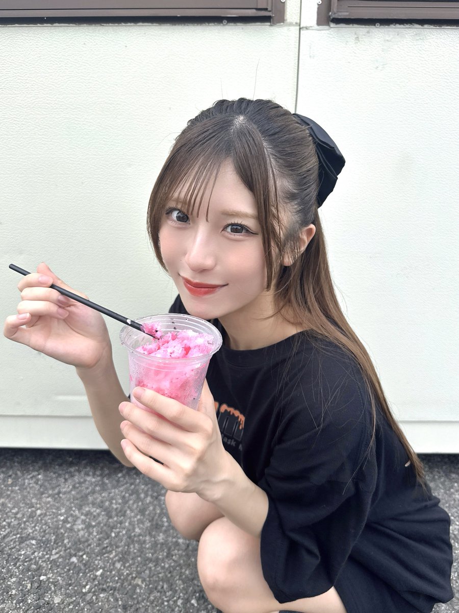 fuune___MMM's tweet photo. いちご味のかき氷🍧🍓 https://t.co/XpGjUyagmb