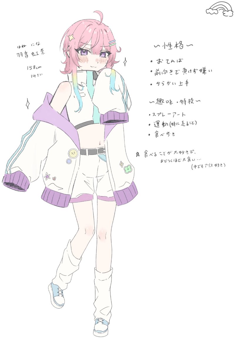 zelnoa_lumen's tweet photo. 薄夢(@haku_mu12)ちゃんとのうちよそっ子羽音 虹奈です🌈✨
 #うちよそ #イラスト #ぜるの子 https://t.co/HCu6NPenPb