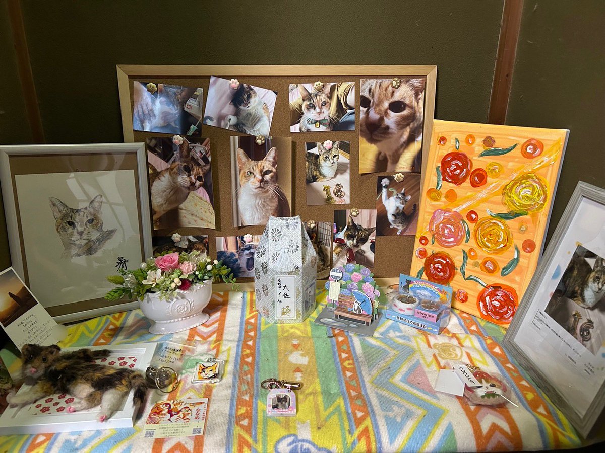 taisa_mamagon's tweet photo. 先日、ピノワルド工房さん( ＠pinowald )から大佐が参加させてもらった #オンリーにゃんず の写真展のグッズが届きました🎁
そしてなんと、私の大好きなステッカーまでいただいちゃいました💓
���れも素敵なものばかりで、本当にありがとうございます🥰

#猫好きさんと繋がりたい
#ねこのいる生活 https://t.co/McxqaQ1GTS