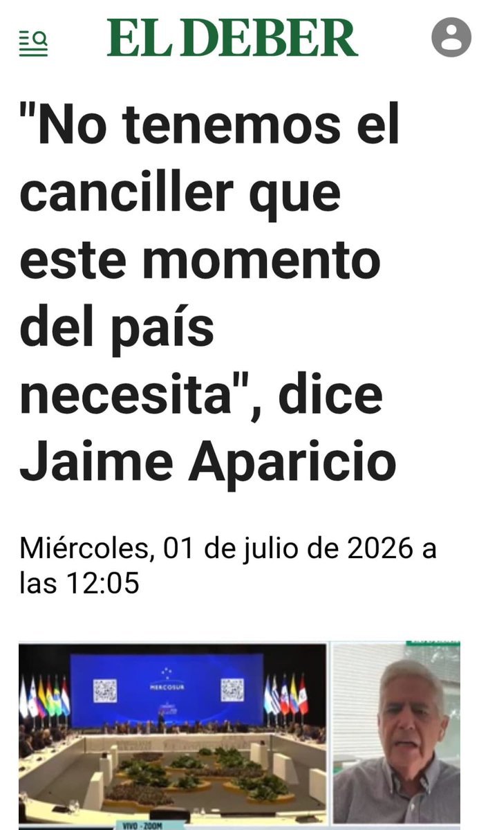 federicoalves's tweet photo. Política Exterior Boliviana es un fracaso!

Culpable: el fanático Socialista indígena aimara Fernando Aramayo (@Fer_Aramayo_C @MRe_Bolivia) un ex funcionario de bajo nivel de @PNUDBolivia que en OCHO meses de gestión no designó NI un sólo embajador que represente a Presidente @Rodrigo_PazP @Ofiprebo y mantiene en Cancillería toda la estructura Socialista de ex cancilleres aimaras @huanacuni_m @LaramaDavid @RogelioMayta_Bo 

Con toda precisión denuncian abandono de la política exterior Boliviana ex embajadores (no comunistas y no indígenas aimaras)
@JaimeAparicioOt
 @rdcuellarsuarez @alvaradojulgas

Presidente Paz, asesor @FerCerimedo_ok qué esperan para destituir al viajero Socialista Fernando Aramayo????

@DerechaDiarioBO 
@correodelsurcom 
@GabrielaIchaso 
@JaimeAparicioOt 
@lemavirginio 
@jcurenda 
@jpierread 
@JeanineAnez 
@WHAAsstSecty 
@SecRubio 
@DeputySecState 
@FHamdan_bo 
@HarvardGrwthLab 
@RaulPenaranda1 
@LaKarapancita 
@BrujulaNoticias 
@leonardorok1 
@AleSerrate 
@FranzRBarriosG 
@PNUDLAC 
@hermanntertsch 
@bibibol_ 
@CFValverde 
@BrankoSCZ 
@ClauSorucopress 
@KarenLongaric 
@vhcardenasc