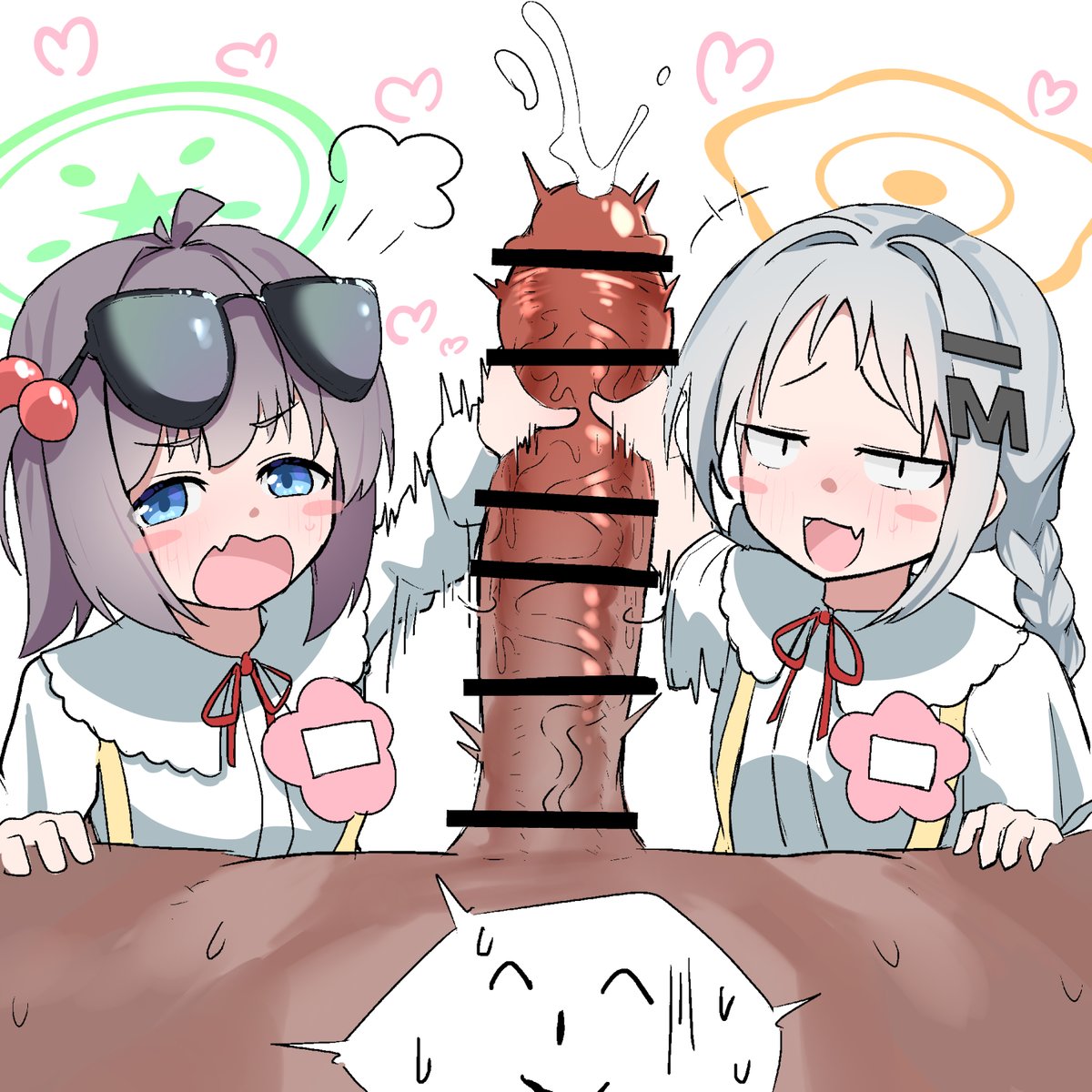 ゴミクズXXさん(@negiunko_sarada)の絵に色塗りさせて頂きました🥰 