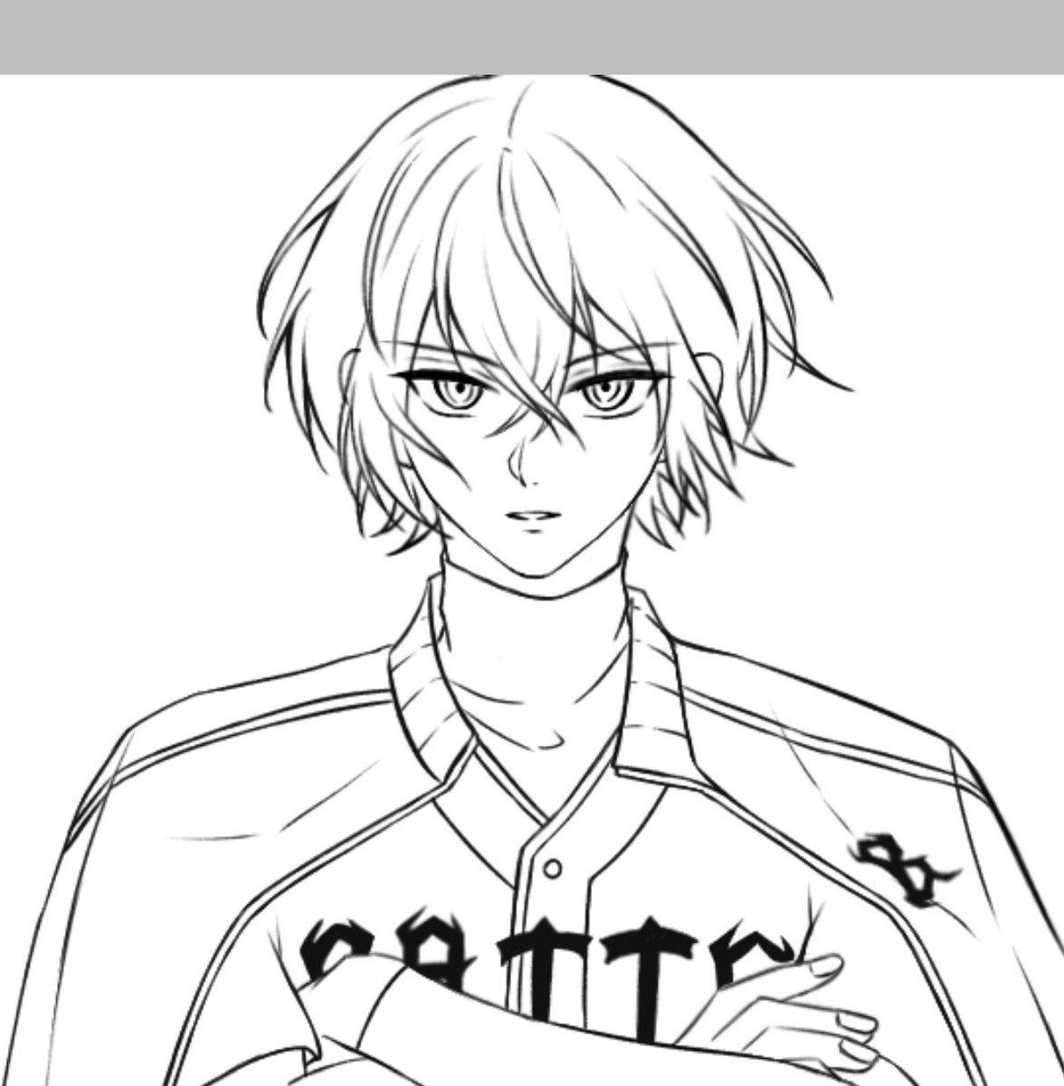 __lapin00's tweet photo. #wip 🐺⚾️ https://t.co/Cz27M5Mtu5