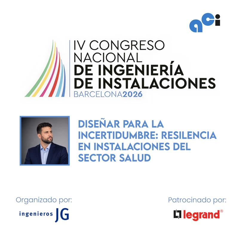 LegrandGroupES's tweet photo. Os esperamos mañana en el 4º Congreso Nacional de Ingeniería de Instalaciones organizado por @ACI_CAT en colaboración con AEDICI. https://t.co/rSXl8S0MRy