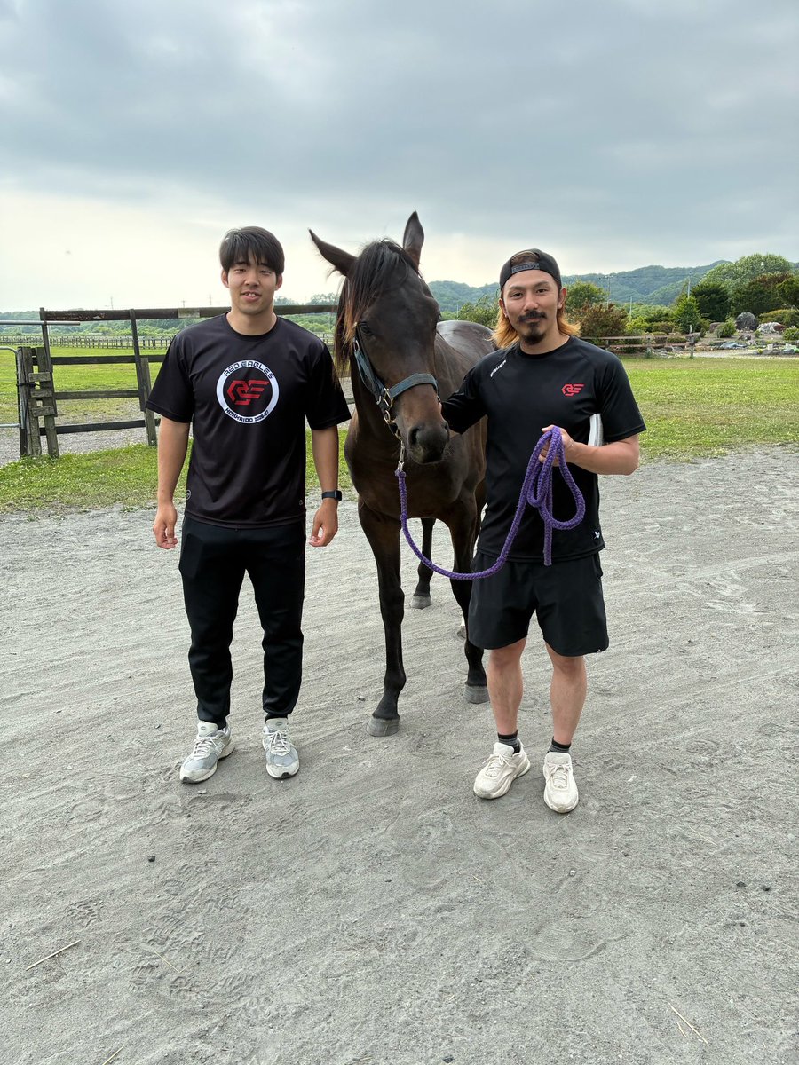 Kaz198988's tweet photo. 蓬莱山まつりの帰りに @Teamunity2020 さんに寄らせていただきました!
実際に馬に触れさせていただき馬体に大興奮!貴重な体験をありがとうございました!
馬のようなしなやかな力強い筋肉目指して開幕まで頑張ります!
#レッドイーグルス北海道
#TeamUnity https://t.co/wJ1163ZvwO