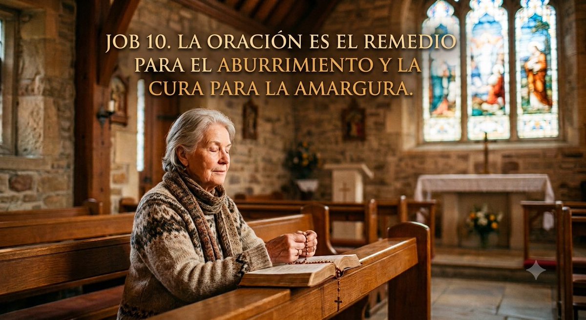 brunoraso's tweet photo. En lugar de abandonar la fe, Job transforma su dolor en oración.
Dios acepta nuestras preguntas sinceras. La fe no exige ocultar el dolor. Es mejor una oración honesta antes que un silencio lleno de resentimiento.
#Job10 #rpSp (Imagen IA)
👉 https://t.co/eLcO6TpZkU https://t.co/V4bvf8dvYp