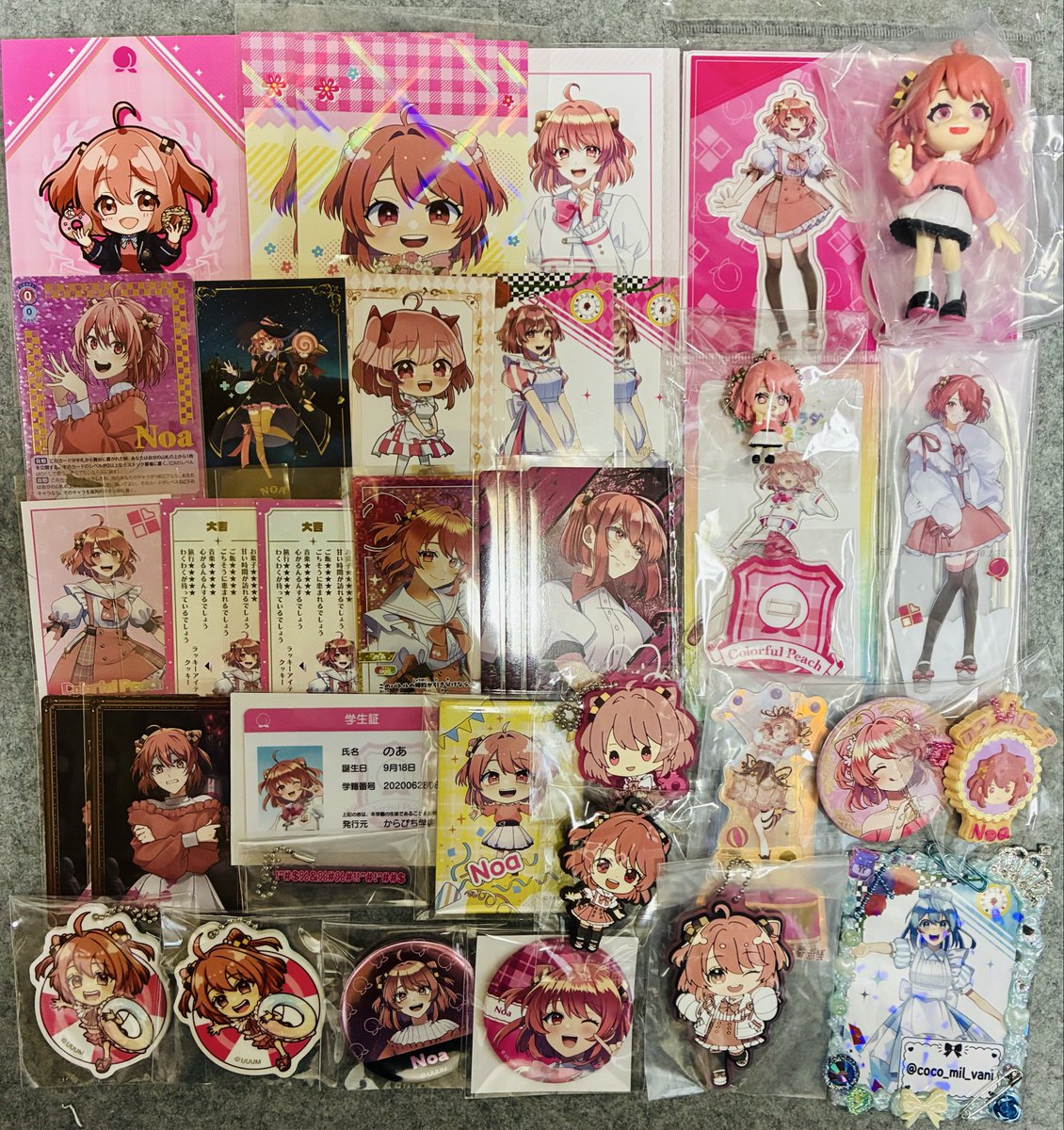 coco_mil_vani's tweet photo. からぴちグッズ交換

譲：画像1-12（メンバーさんによっては一番くじ3弾タオル、4弾フィギュアとラストワン所持あり）
求：❄️さん

7/11池袋現地交換
到着が15〜16時頃予定のためそれ以降でお願いしたいです🙏

＃からぴちグッズ交換 https://t.co/YrE0HdP7O5