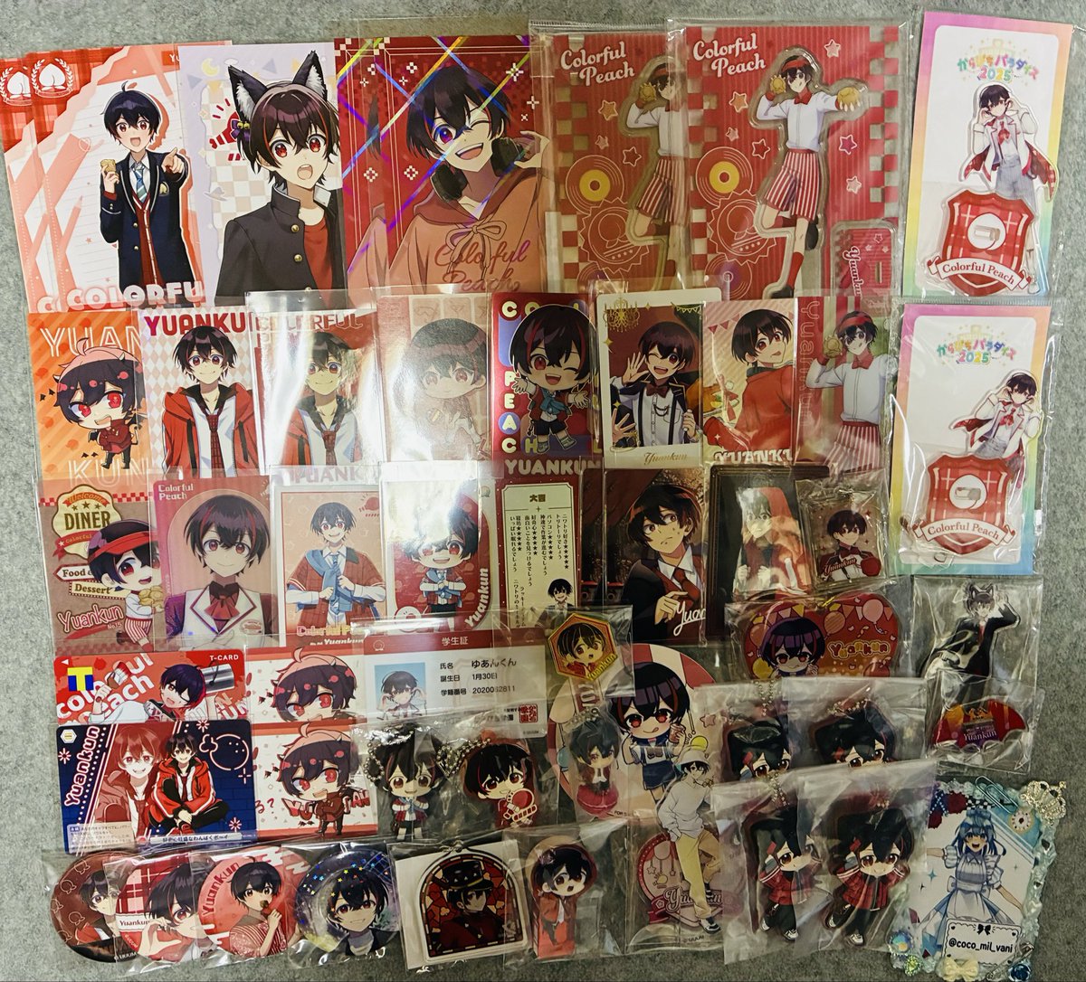 coco_mil_vani's tweet photo. からぴちグッズ交換

譲：画像1-12（メンバーさんによっては一番くじ3弾タオル、4弾フィギュアとラストワン所持あり）
求：❄️さん

7/11池袋現地交換
到着が15〜16時頃予定のためそれ以降でお願いしたいです🙏

＃からぴちグッズ交換 https://t.co/YrE0HdP7O5