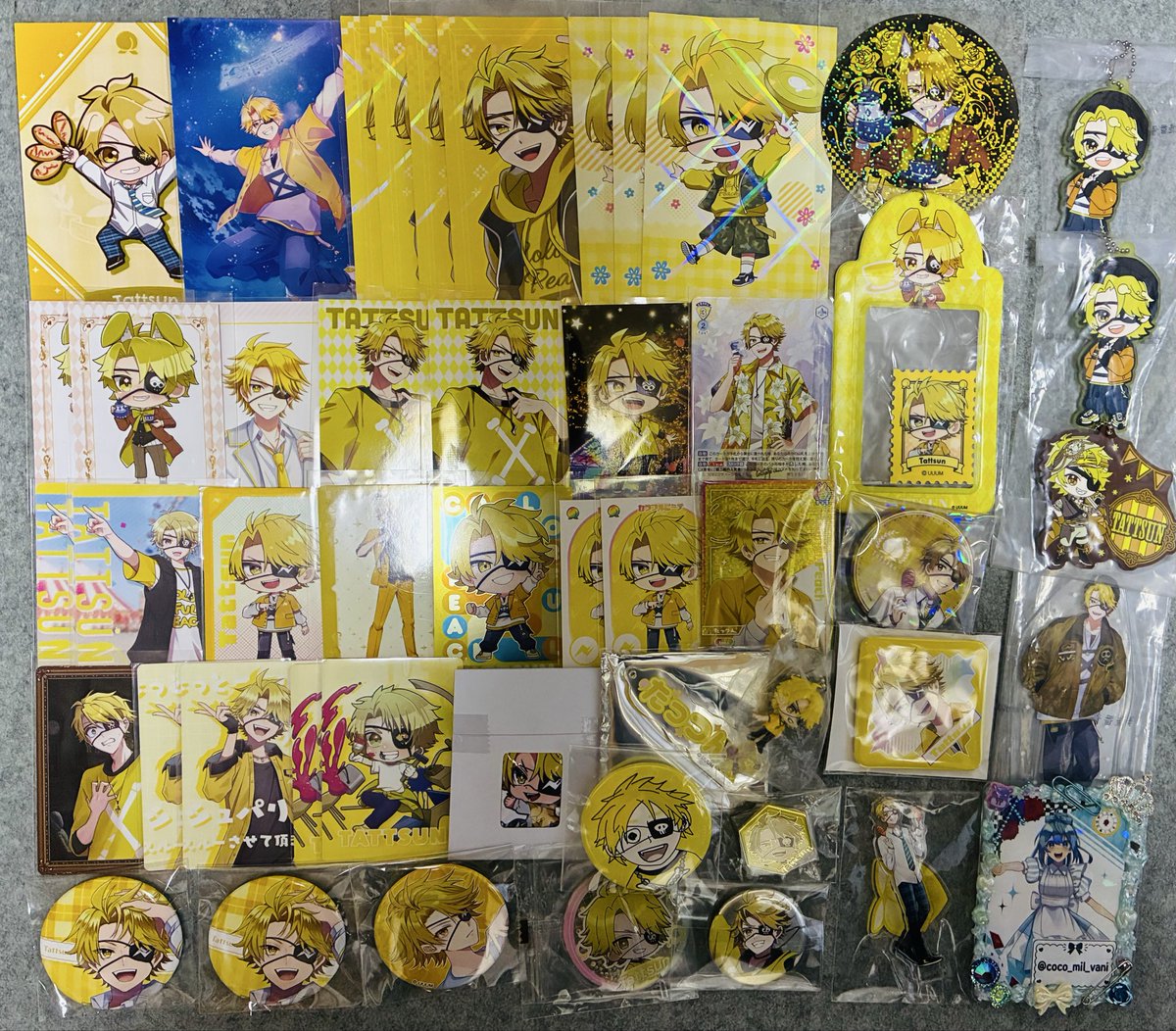 coco_mil_vani's tweet photo. からぴちグッズ交換

譲：画像1-12（メンバーさんによっては一番くじ3弾タオル、4弾フィギュアとラストワン所持あり）
求：❄️さん

7/11池袋現地交換
到着が15〜16時頃予定のためそれ以降でお願いしたいです🙏

＃からぴちグッズ交換 https://t.co/YrE0HdP7O5